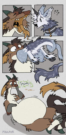 Four illustration comic strip - $400